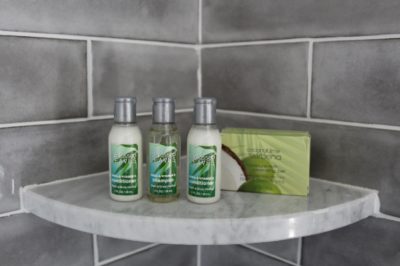 Apartment shower amenities