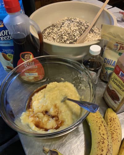 Preparing some homemade treats for breakfast